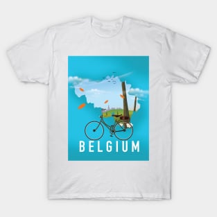 Belgium travel map T-Shirt